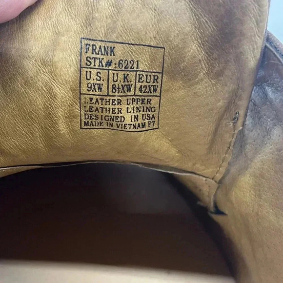 Dr. Comfort Frank Mens Diabetic Orthopedic Shoes Size 9.5 WIDE Hook & Loop Brown - Picture 8 of 12